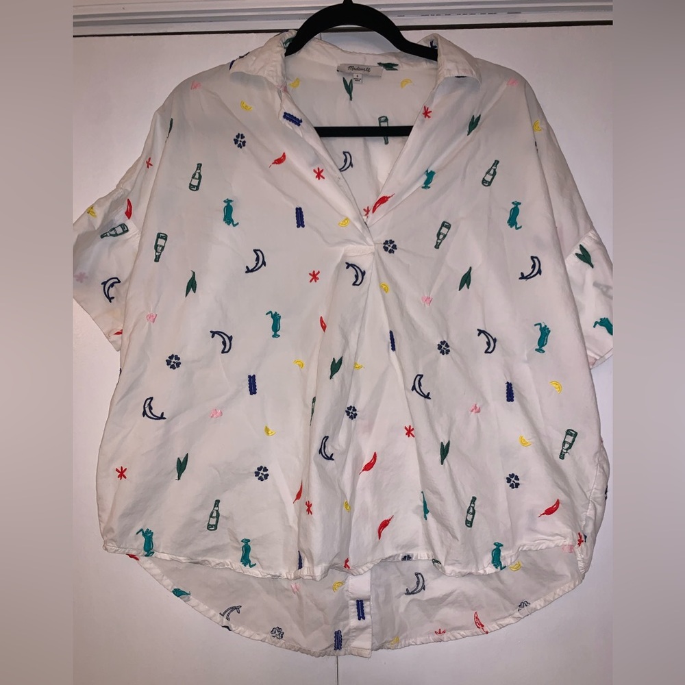 Madewell Short‎ Sleeve Blouse